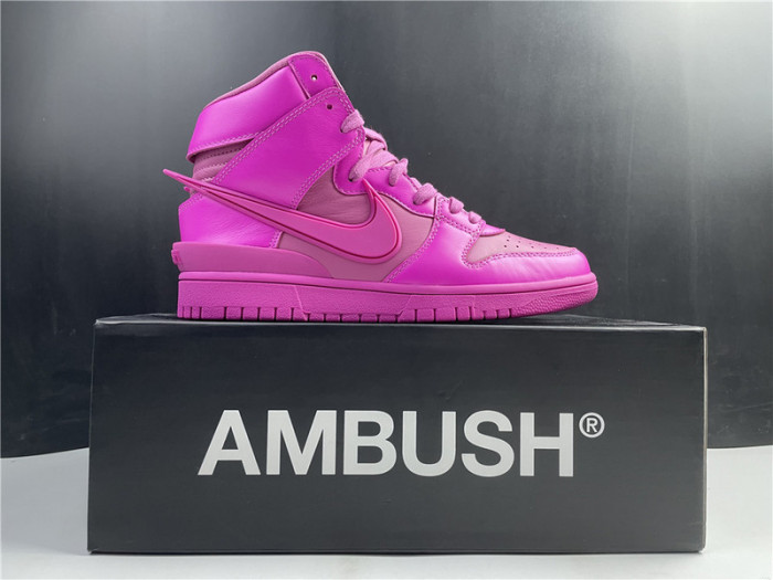 nike dunk high ambush active fuchsia cu7544-600