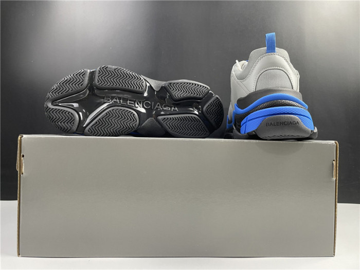 blcg sneaker triple.s.gomma grey blue 536737 w06n1 9018