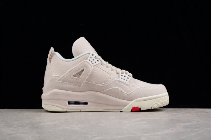 air jordan 4 retro blank canvas (w) dq4909-100