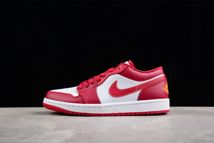 air jordan 1 low “cardinal” 553558-607