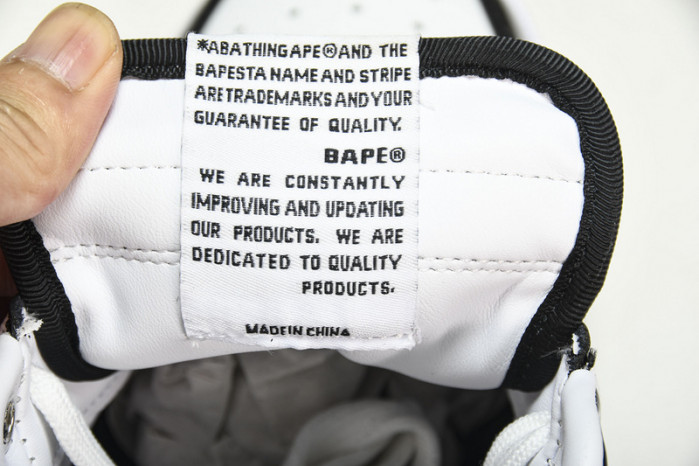 a bathing ape bape sta low black hp33-127