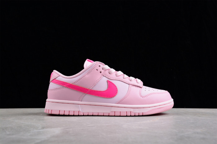 nike dunk low triple pink (ps) dh9756-600