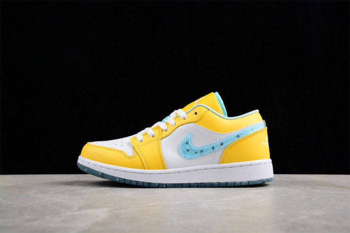 air jordan 1 low gs “citron pulse”dx4375-800