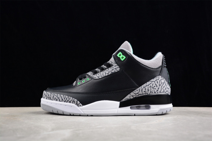 air jordan 3 “green glow” ct8532-031