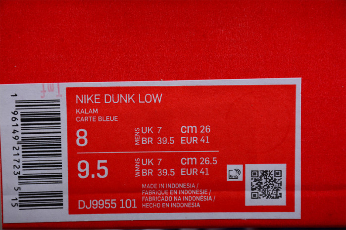 nike dunk low wmns reverse unc dj9955-101