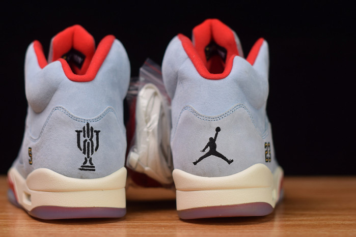 trophy room x air jordan 5 jsp ice blue ci1899-400