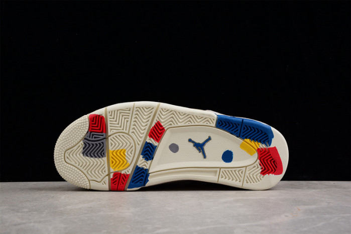 air jordan 4 retro blank canvas (w) dq4909-100