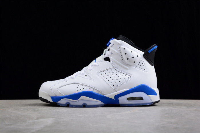 air jordan 6 retro sport blue 384664-107