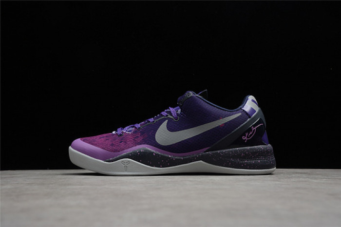 nike kobe 8 playoffs purple platinum 555035-500