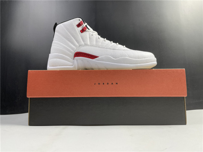 air jordan 12 twist white university red ct8013-106