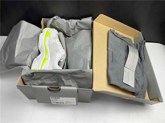 blcg sneaker triple.s.gomma silver white 536737 w0901 9088