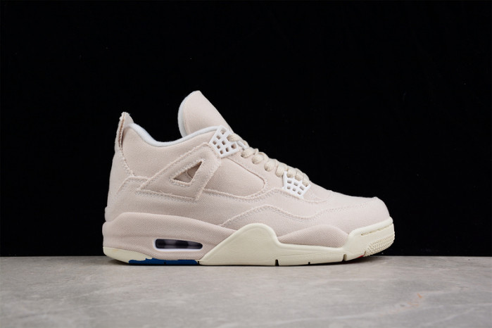air jordan 4 retro blank canvas (w) dq4909-100
