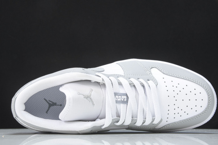 air jordan 1 low wolf grey (w) dc0774-105