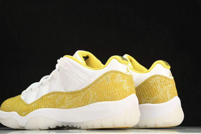air jordan 11 low wmns “yellow snakeskin” ah7860-107