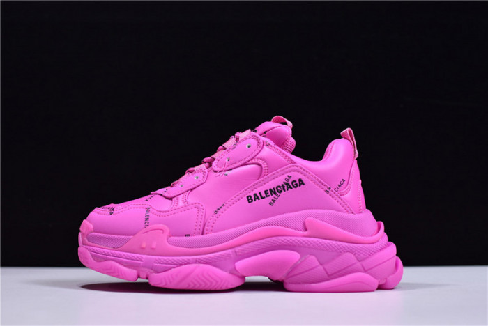 blcg sneaker triple.s.gomma rose red 524039 w2fa1 7634