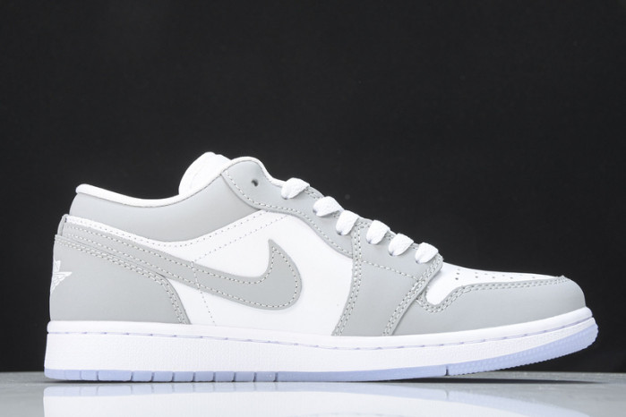 air jordan 1 low wolf grey (w) dc0774-105
