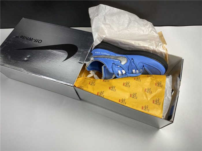 nike ow x air force 1 low university blue ck0866-401