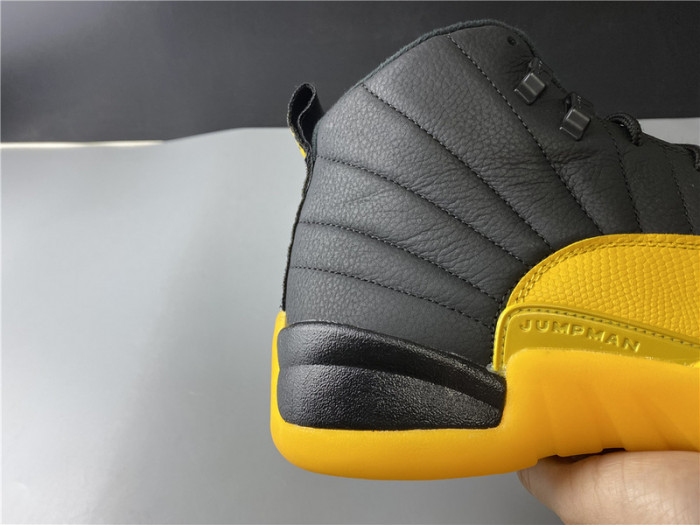 air jordan 12 retro black university gold 130690-070