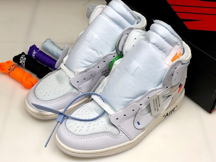 air jordan 1 retro high ow white aq0818-100