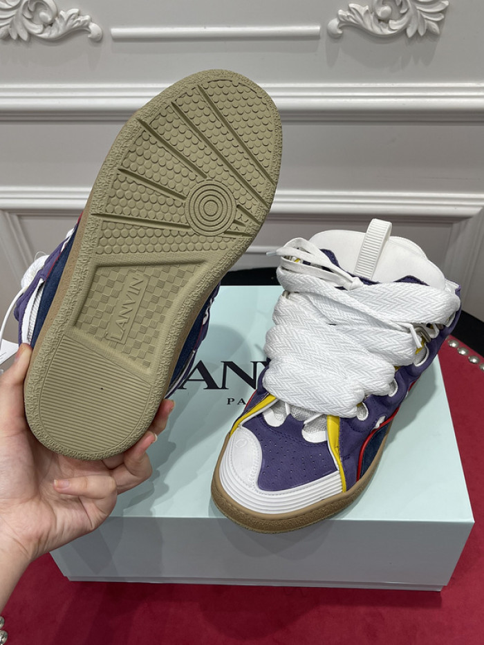 lanvin curb sneaker