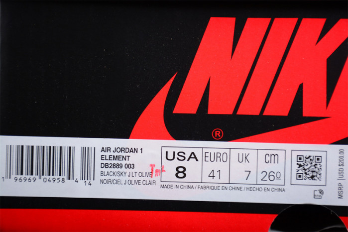 air jordan 1 element gore-tex “sky j light olive” db2889-003