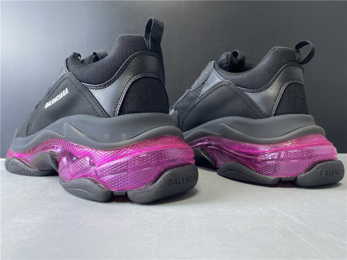 blcg sneaker triple.s.gomma black plum red 541624 w09o1 0829