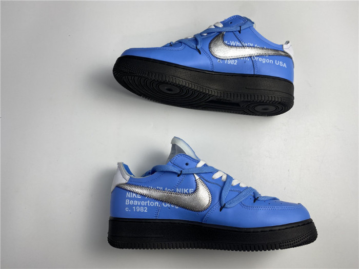 nike ow x air force 1 low university blue ck0866-401