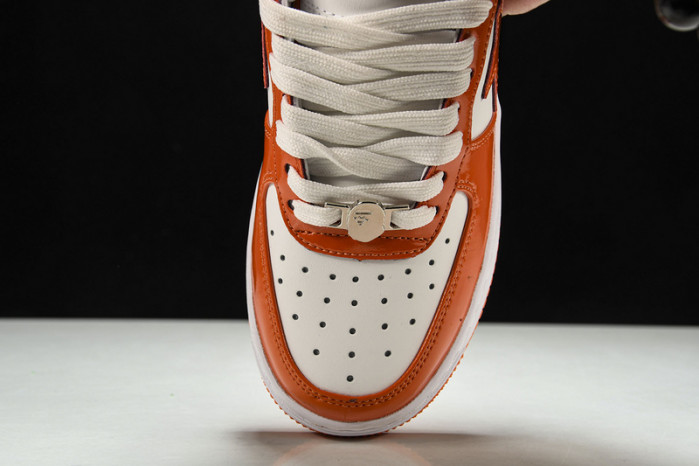 a bathing ape bape sta low orange hp33-125