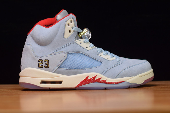 trophy room x air jordan 5 jsp ice blue ci1899-400