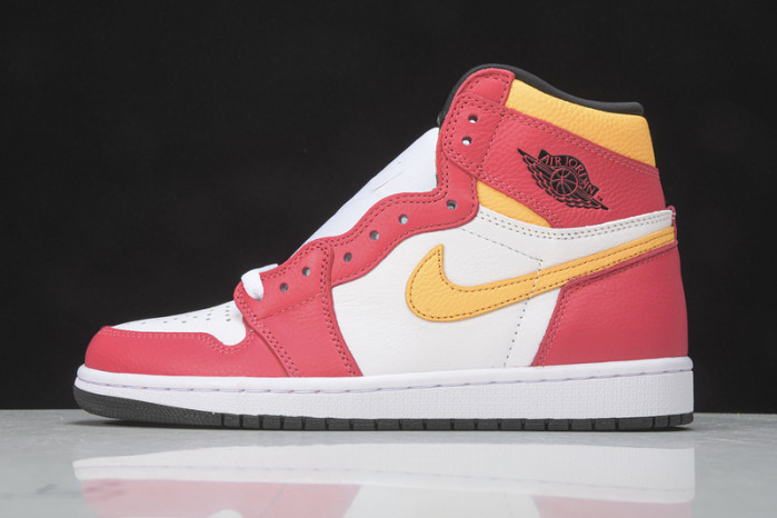air jordan 1 retro high og light fusion red 555088-603