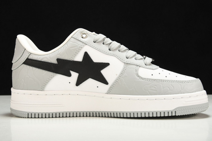 a bathing ape bape sta low grey black hp33-131