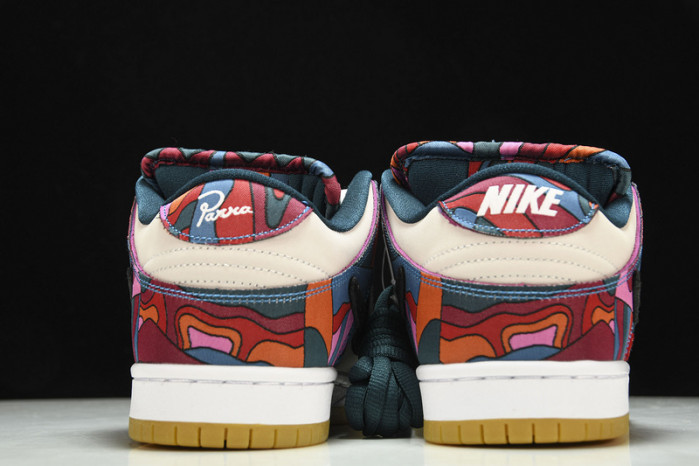 nike sb dunk low pro parra abstract art (2021) dh7695-600