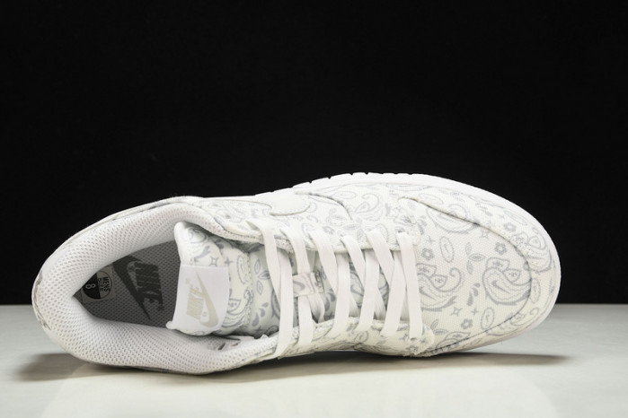 nike dunk low wmns white paisley dj9955-100