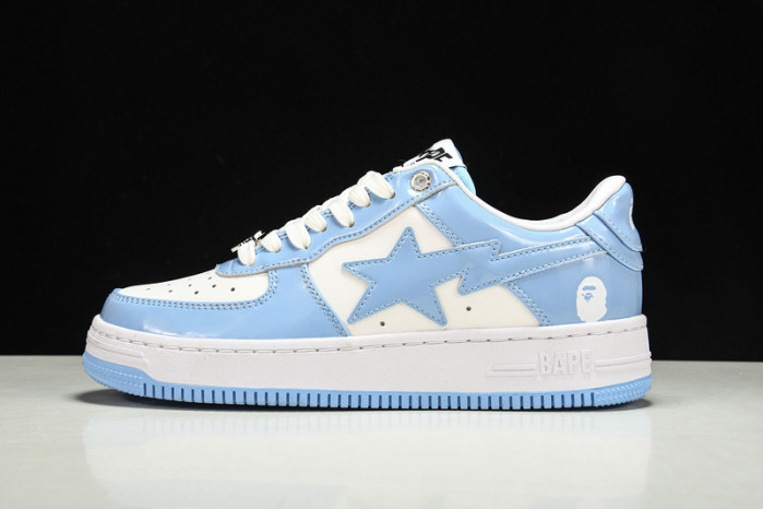 a bathing ape bape sta low blue hp33-124