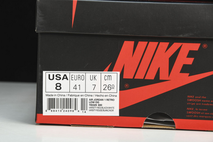 air jordan 1 retro low chicago (2016) 705329-600