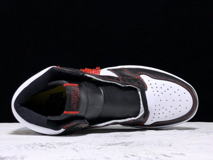 air jordan 1 defiant white black gym red tour yellow cd6579-071