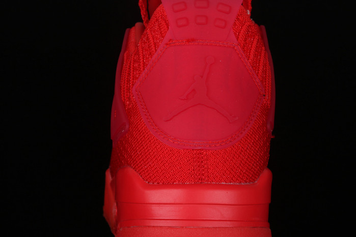 air jordan 4 flyknit “red” aq3559-600