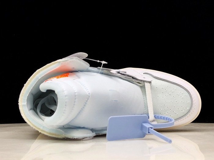 air jordan 1 retro high ow white aq0818-100