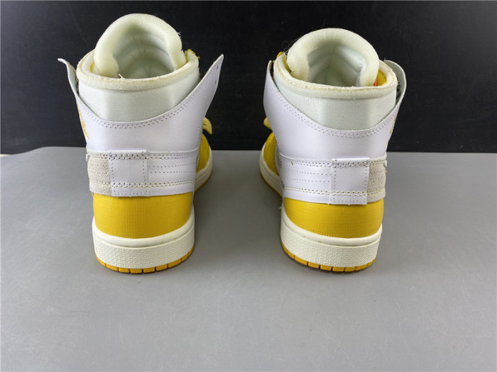 air jordan 1 x ow nrg white yellow aq0818-149