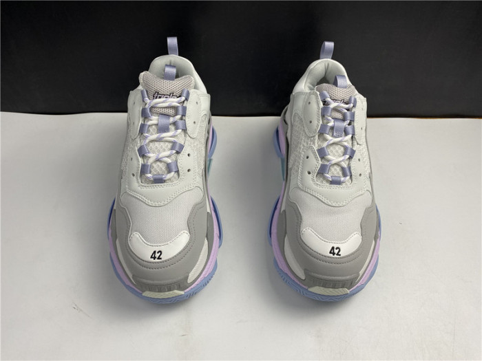 blcg sneaker triple.s.gomma gray purple and pink 536737 w2fw1 1977