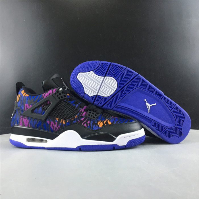 air jordan 4 gs tiger camo rush violet bq9043-005