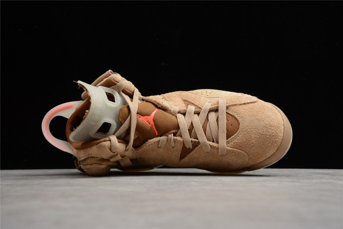 travis scott x air jordan 6 “british khaki” dh0690-200