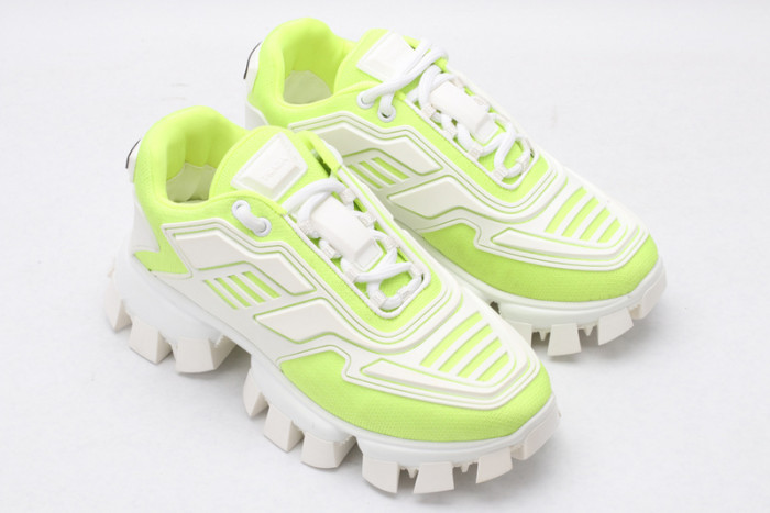 pra cloudbust thunder knit white and fluorescence green
