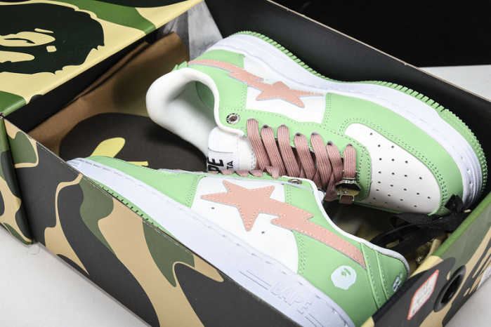 a bathing ape bape sta pastel green hp33-136