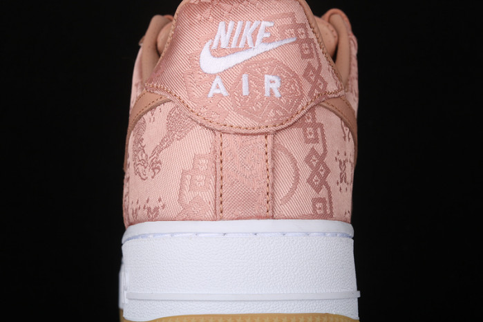 air force 1 low clot rose gold silk cj5290-600