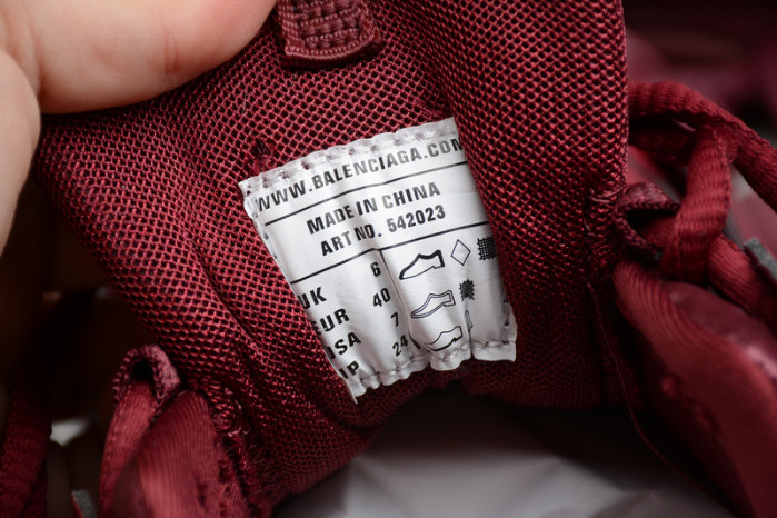 blcg track trainer dark red 542023-w2la-5504