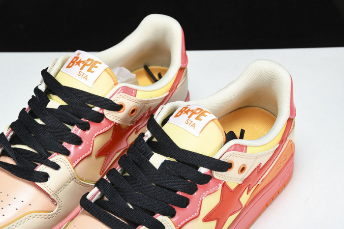a bathing ape bape sk8 sta orange hp33-135