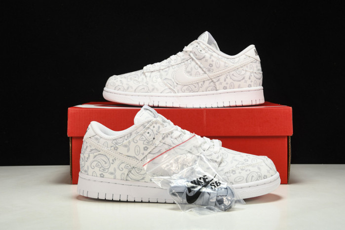 nike dunk low wmns white paisley dj9955-100