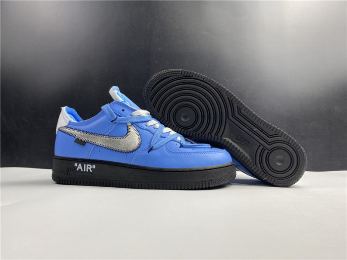 nike ow x air force 1 low university blue ck0866-401