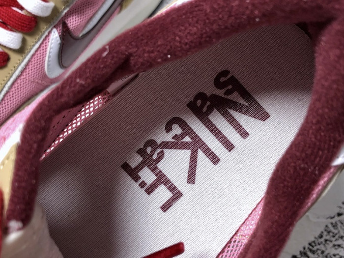 sacai x nike lvd waffle daybreak swh pink red white bv0073-500
